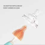 ست برس شیشه شور سه تکه دایناسور رنگبندی متنوع - Image 2