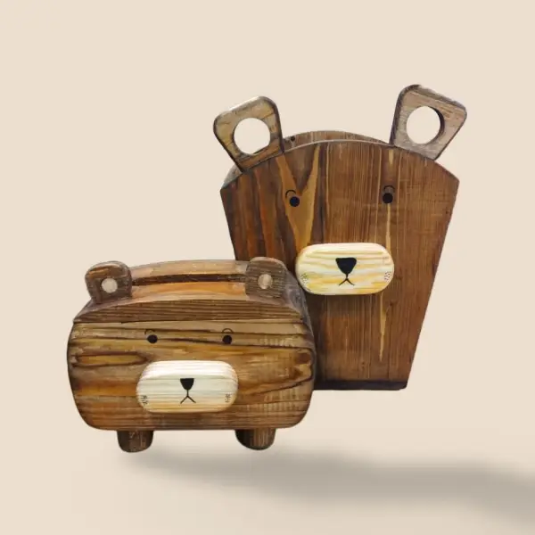 Napkin-holder-and-bucket-set-for-baby's-room ست جا دستمالی اتاق