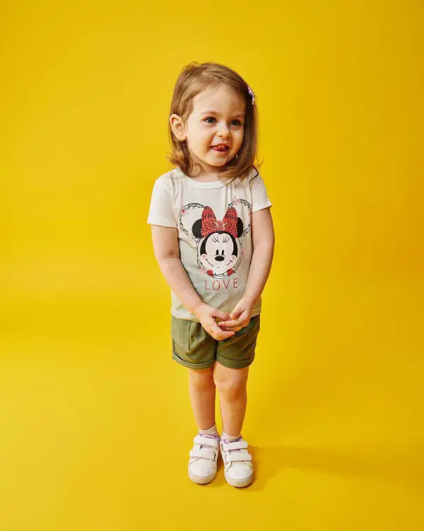 Set of sports t-shirt and shorts10 ست لباس کودک