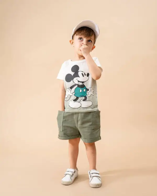 Set of sports t-shirt and shorts6 لباس پسرونه