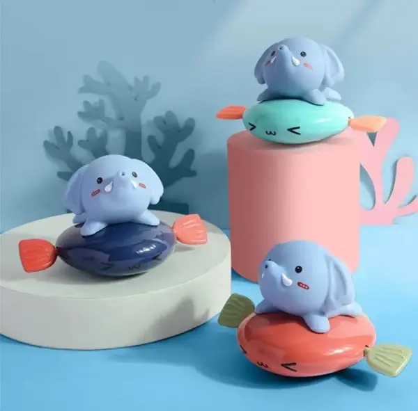 Elephant-Bath-Toy اسباب بازی نوزادی