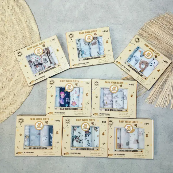 Romulo-cotton-baby-hand-and-face-wipes دستمال دست و صورت