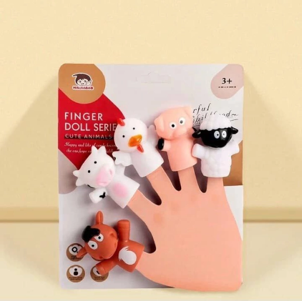 5-piece-storytelling-finger-puppet3 پوپت انگشتی نوزاد