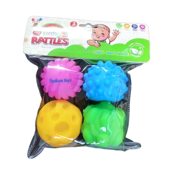 Parham-Toys-4-Piece-Sensory-Ball-Puppet پوپت حسی نوزاد