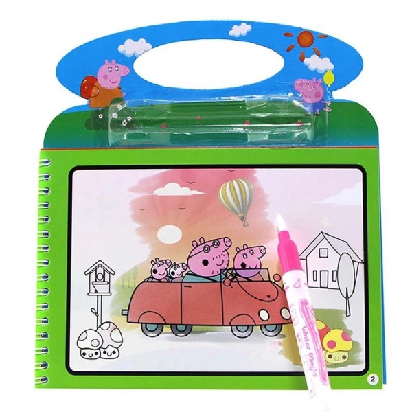 Children's-Magic-Drawing-Book-(Magic-Water)10 دفتر نقاشی جادویی دخترانه