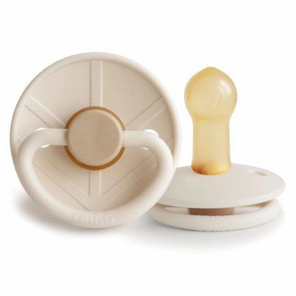 FRIGG-Latex-Fairytale-Pacifier-Cream-Size-Guide7 پستانک فریگ نوزاد