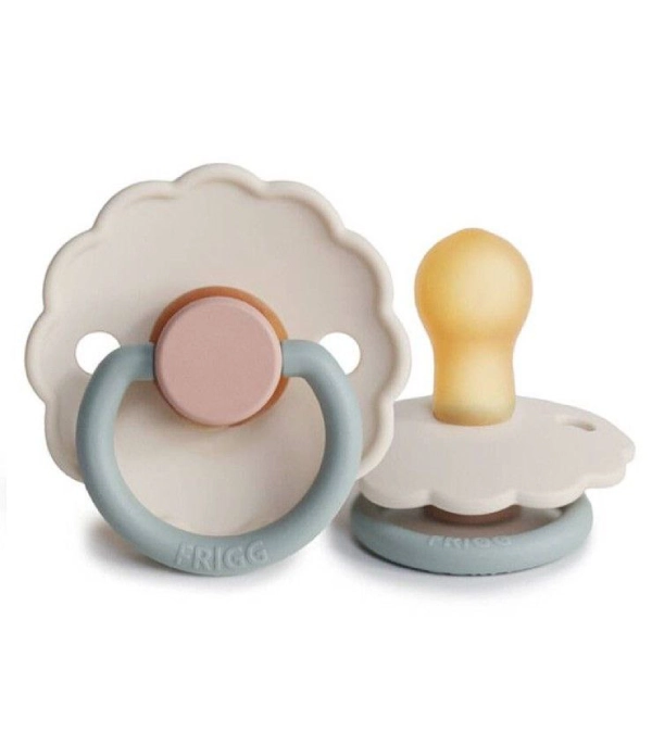 FRIGG-Latex-Pacifier-Daisy-Mixed-Color-0-6-Months پستانک فریگ