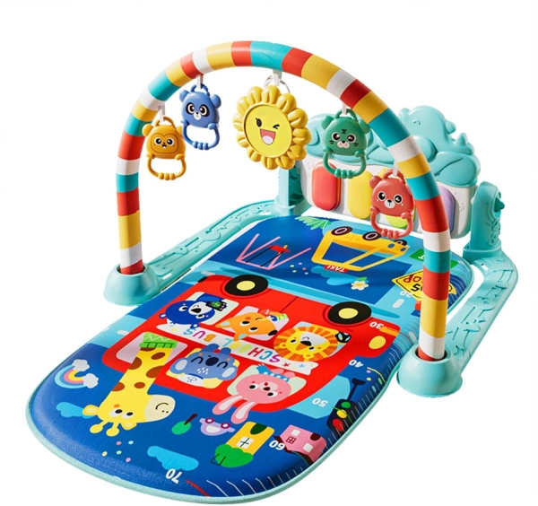 Ayingle-Musical-School-Bus-Piano-Baby-Play-Mat1 تشک بازی نوزادی