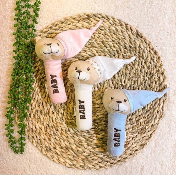 Hooded-Bear-Shaking-Rattle جغجغه نوزاد