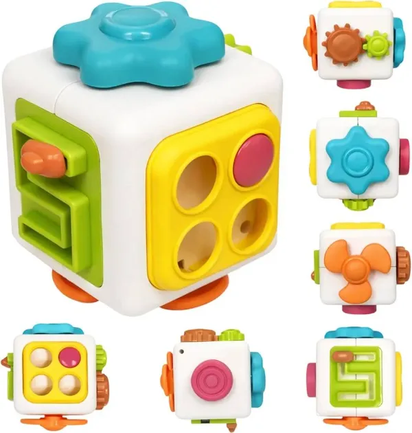 baby-toy-bizzy-cube-six-function-1 اسباب بازی نوزادی