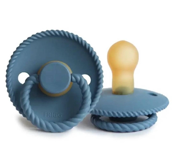 FRIGG-Latex-Rope-Pacifier,-Blue,-0-6-Months پستانک فریگ
