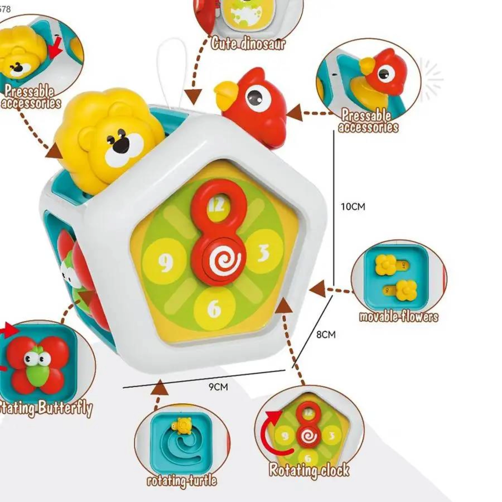Busy-Ball-and-Montessori-Lion-&-Parrot-Toys اسباب بازی کودک