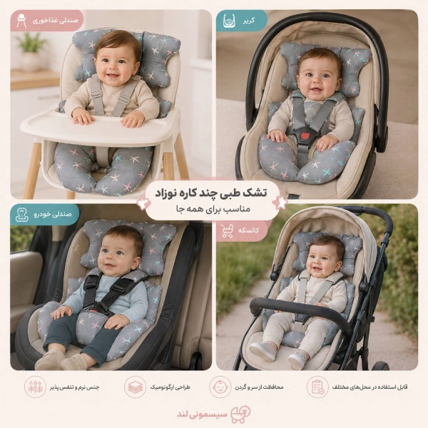Orthopedic-baby-mattress-suitable-for-strollers-and-infant-carriers2 تشک مخصوص کریر و کالسکه